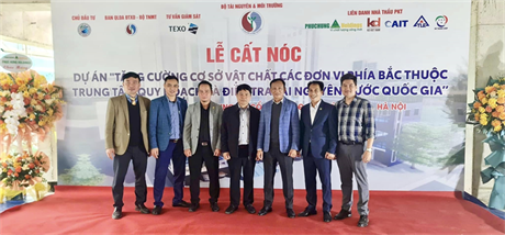 LỄ CẤT NÓC "DỰ ÁN TĂNG CƯỜNG CƠ SỞ VẬT CHẤT CÁC ĐƠN VỊ PHÍA BẮC THUỘC TRUNG TÂM QUY HOẠCH VÀ ĐIỀU TRA TÀI NGUYÊN NƯỚC QUỐC GIA"