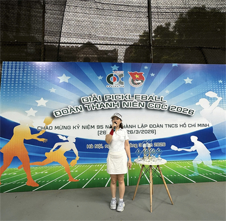 TỔNG KẾT GIẢI PICKLEBALL ĐOÀN THANH NIÊN CDC 2026 