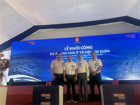 CDC THAM DỰ LỄ KHỞI CÔNG DỰ ÁN KHU NHÀ Ở XÃ HỘI VẠN XUÂN.