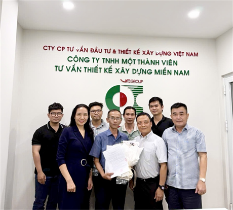 CÔNG TY CDC TRAO QUYẾT ĐỊNH THÀNH LẬP VÀ QUYẾT ĐỊNH BỔ NHIỆM TRƯỞNG ĐƠN VỊ TRUNG TÂM THIẾT KẾ 5 TẠI THÀNH PHỐ HỒ CHÍ MINH.