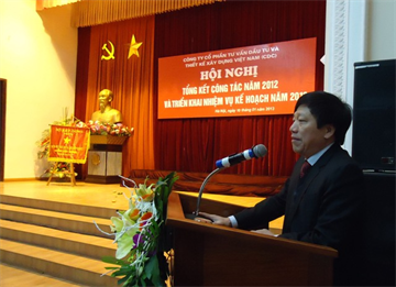 Website BXD:Tổng kết công tác sản xuất kinh doanh năm 2012 và kế hoạch sản xuất kinh doanh năm 2013 của Công ty Cổ phần Tư vấn Đầu tư và Thiết kế xây dựng Việt Nam (CDC) 1/10/13